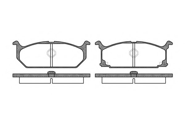 KAWE 0358 00 Brake Pad Set, disc brake